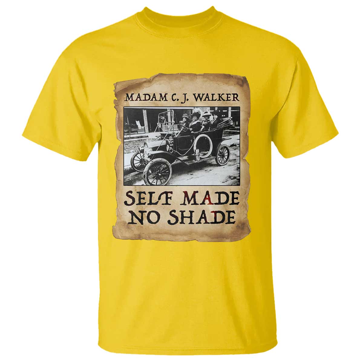 Madam CJ Walker Self Made Millionaire T Shirt Strong Black Woman Leader TS12 Daisy Print Your Wear