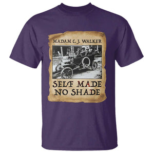 Madam CJ Walker Self Made Millionaire T Shirt Strong Black Woman Leader TS12 Purple Print Your Wear