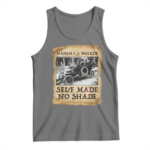 Madam CJ Walker Self Made Millionaire Tank Top Strong Black Woman Leader TS12 Black Heather Print Your Wear
