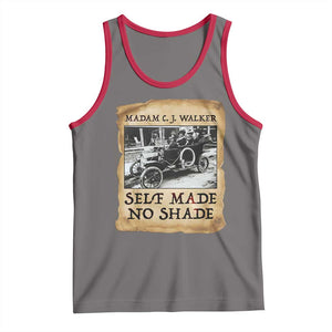 Madam CJ Walker Self Made Millionaire Tank Top Strong Black Woman Leader TS12 Deep Heather Red Print Your Wear