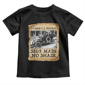 Madam CJ Walker Self Made Millionaire Toddler T Shirt Strong Black Woman Leader TS12 Black Print Your Wear