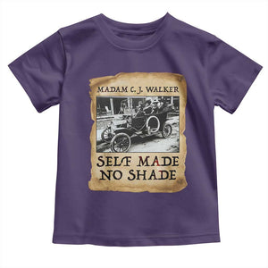Madam CJ Walker Self Made Millionaire Toddler T Shirt Strong Black Woman Leader TS12 Purple Print Your Wear