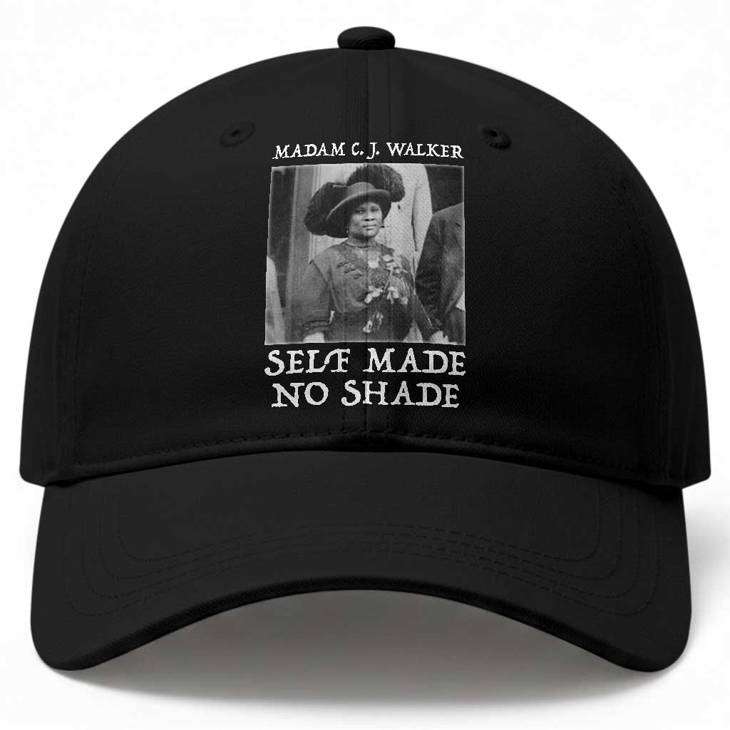 Madam CJ Walker Baseball Cap Self Made No Shade Female Empowerment TS12 Print Your Wear