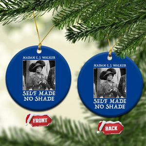 Madam CJ Walker Ceramic Ornament Self Made No Shade Female Empowerment TS12 1pc Blue Print Your Wear