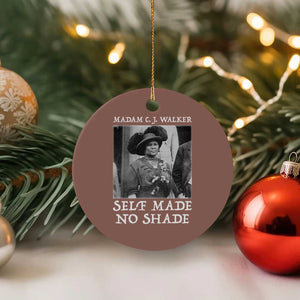 Madam CJ Walker Ceramic Ornament Self Made No Shade Female Empowerment TS12 1pc Mocha Print Your Wear