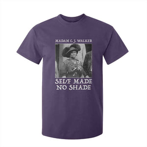 Madam CJ Walker T Shirt For Kid Self Made No Shade Female Empowerment TS12 Purple Print Your Wear