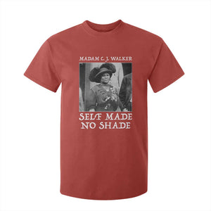 Madam CJ Walker T Shirt For Kid Self Made No Shade Female Empowerment TS12 Red Print Your Wear