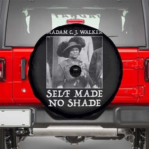 Madam CJ Walker Spare Tire Cover Self Made No Shade Female Empowerment TS12 Black Print Your Wear