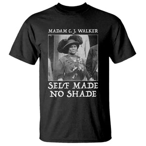 Madam CJ Walker T Shirt Self Made No Shade Female Empowerment TS12 Black Print Your Wear