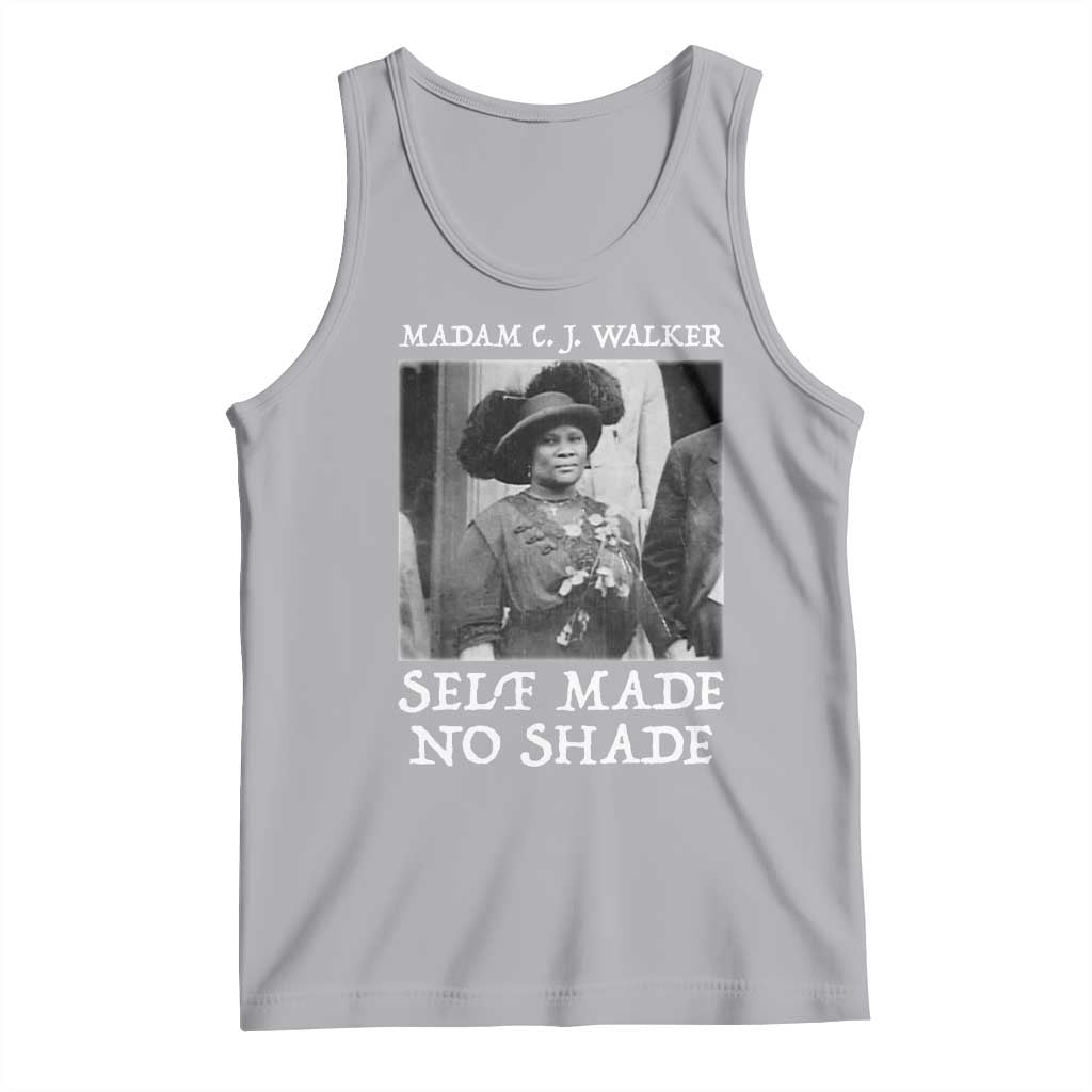 Madam CJ Walker Tank Top Self Made No Shade Female Empowerment TS12 Athletic Heather Print Your Wear