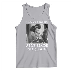 Madam CJ Walker Tank Top Self Made No Shade Female Empowerment TS12 Athletic Heather Print Your Wear