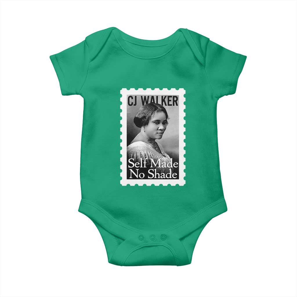 Madam CJ Walker Baby Onesie Strong Black Woman Leader TS12 Irish Green Print Your Wear