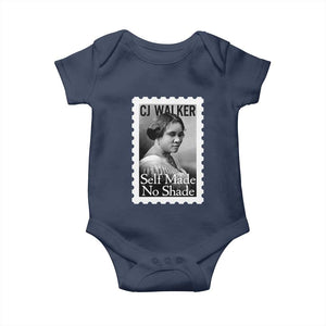 Madam CJ Walker Baby Onesie Strong Black Woman Leader TS12 Navy Print Your Wear