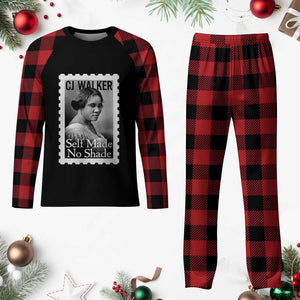 Madam CJ Walker Plaid Pajama Set Strong Black Woman Leader TS12 Buffalo Plaid Print Your Wear