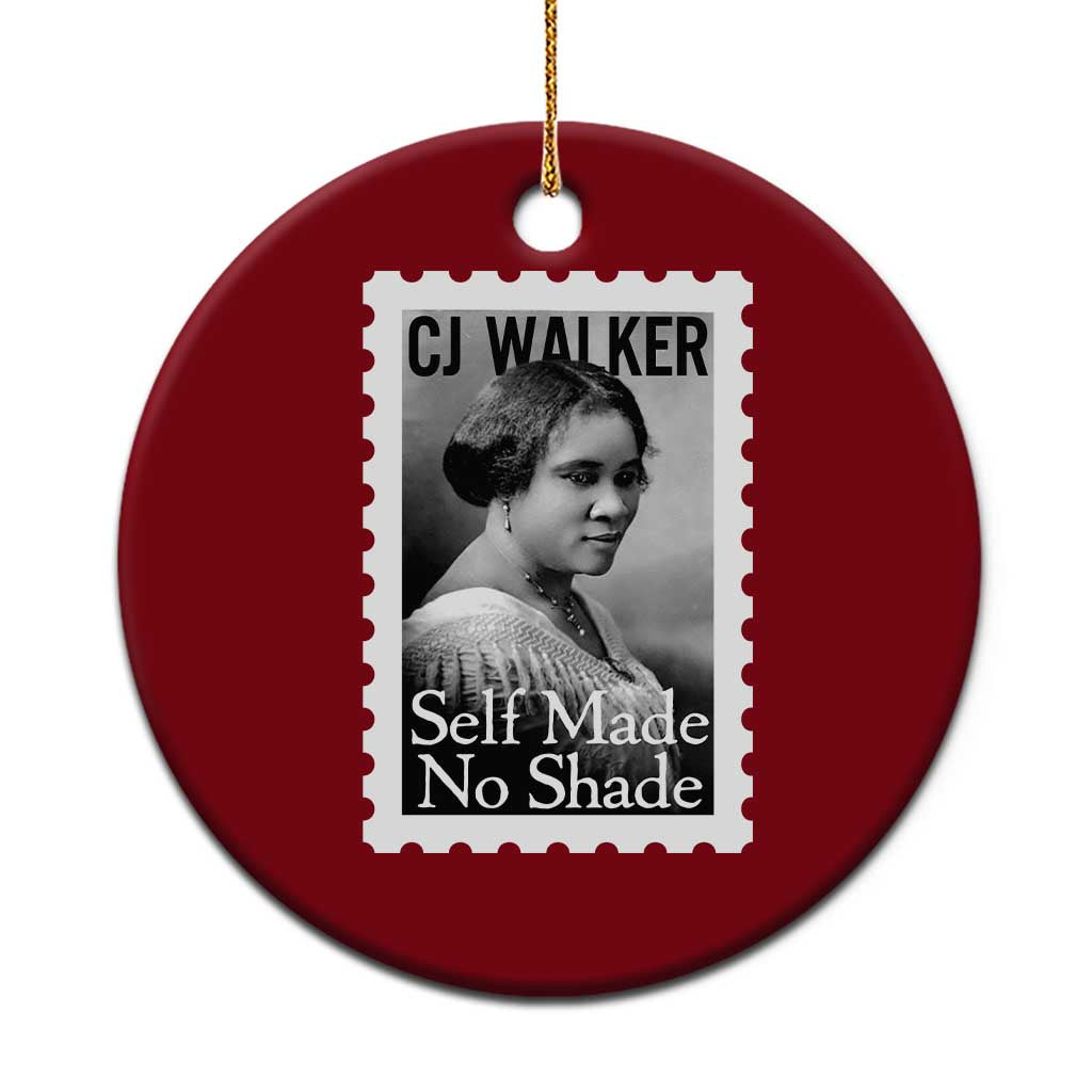 Madam CJ Walker Ceramic Ornament Strong Black Woman Leader TS12 1pc Red Print Your Wear