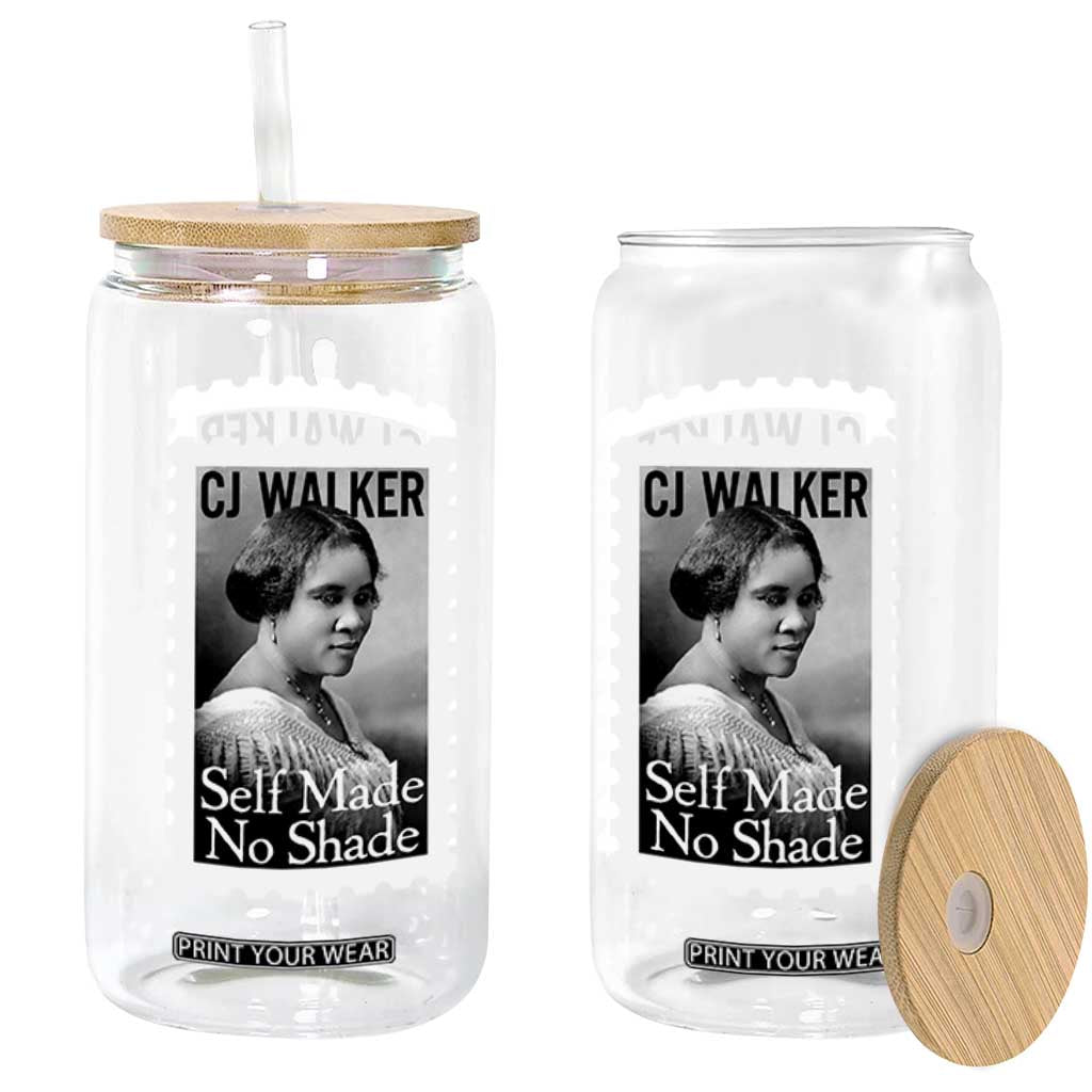 Madam CJ Walker Glass Can Strong Black Woman Leader TS12 Print Your Wear