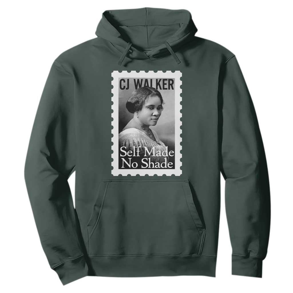 Madam CJ Walker Hoodie Strong Black Woman Leader TS12 Dark Forest Green Print Your Wear