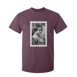 Madam CJ Walker T Shirt For Kid Strong Black Woman Leader TS12 Maroon Print Your Wear