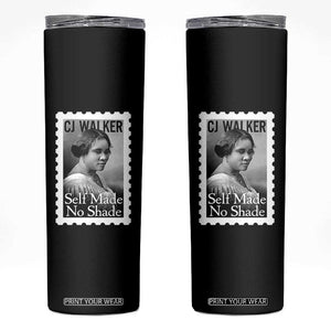 Madam CJ Walker Skinny Tumbler Strong Black Woman Leader TS12 Black Print Your Wear