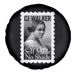 Madam CJ Walker Spare Tire Cover Strong Black Woman Leader TS12 Print Your Wear