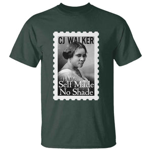 Madam CJ Walker T Shirt Strong Black Woman Leader TS12 Dark Forest Green Print Your Wear