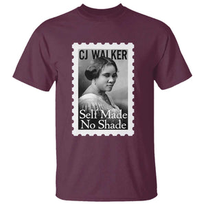 Madam CJ Walker T Shirt Strong Black Woman Leader TS12 Maroon Print Your Wear