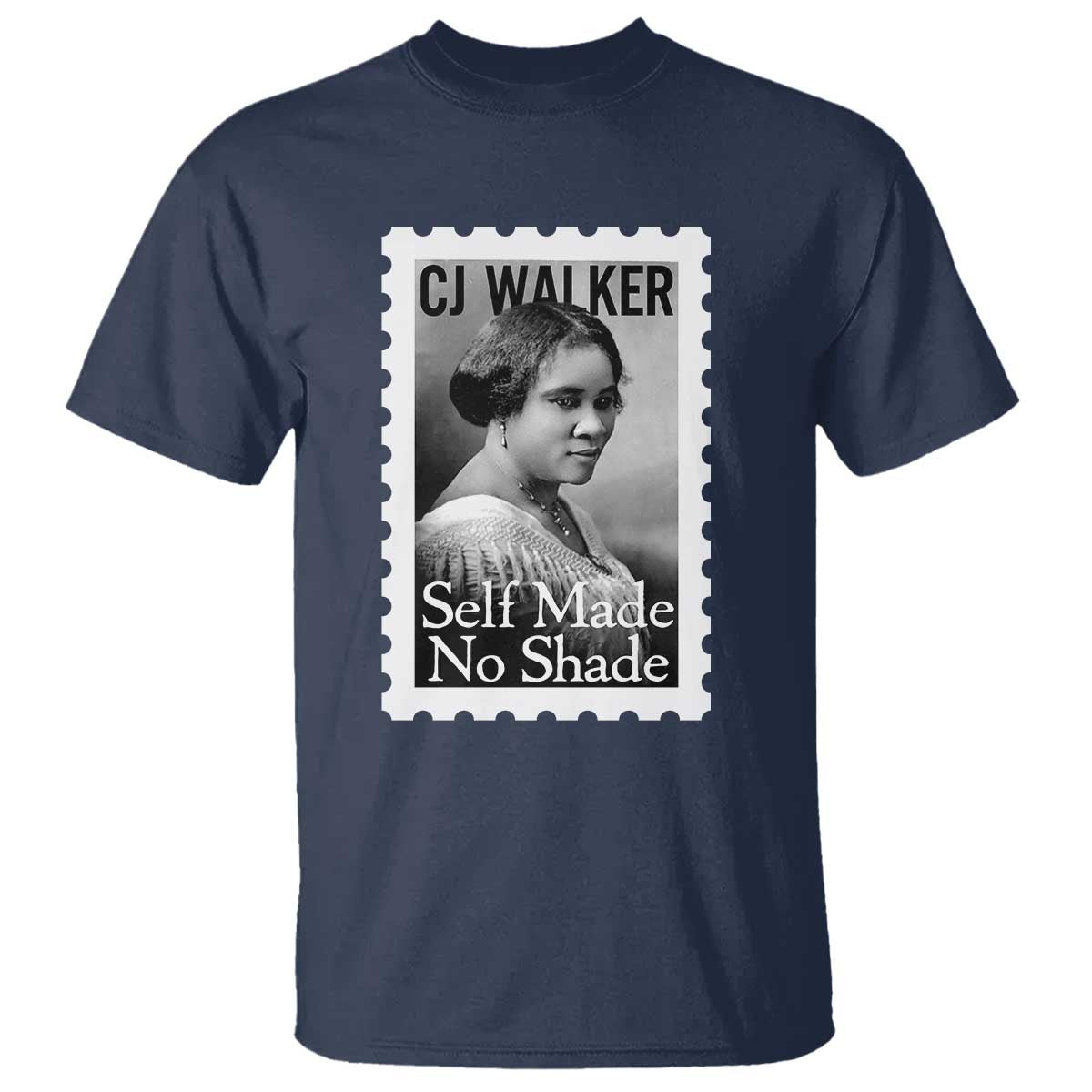 Madam CJ Walker T Shirt Strong Black Woman Leader TS12 Navy Print Your Wear
