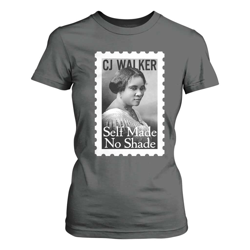 Madam CJ Walker T Shirt For Women Strong Black Woman Leader TS12 Dark Heather Print Your Wear