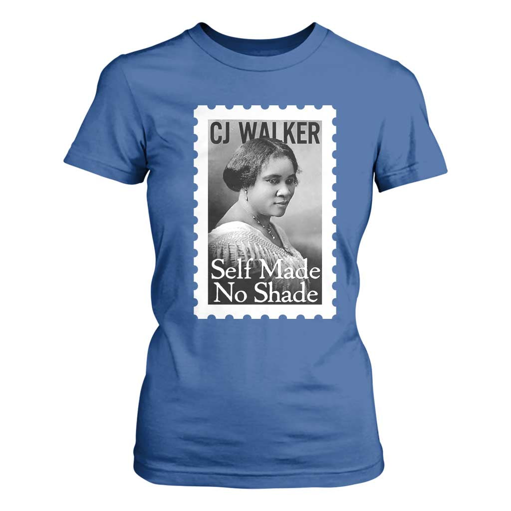 Madam CJ Walker T Shirt For Women Strong Black Woman Leader TS12 Royal Blue Print Your Wear