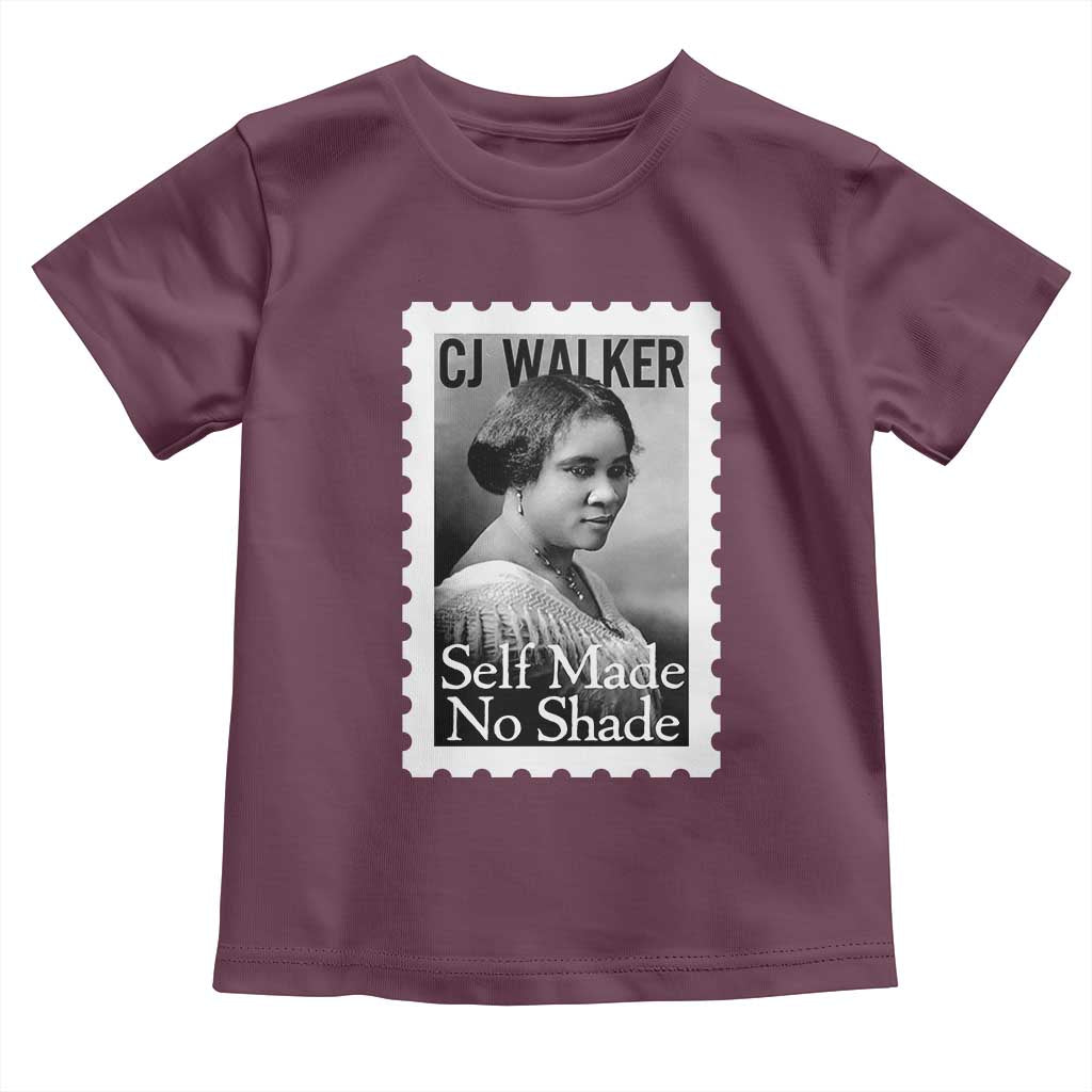 Madam CJ Walker Toddler T Shirt Strong Black Woman Leader TS12 Maroon Print Your Wear