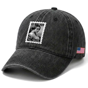 Madam CJ Walker Washed Cotton Baseball Cap Strong Black Woman Leader TS12 Print Your Wear