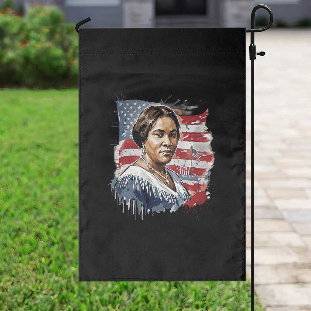 Madam CJ Walker Patriotic Garden Flag Strong Black Woman Leader TS12 Print Your Wear