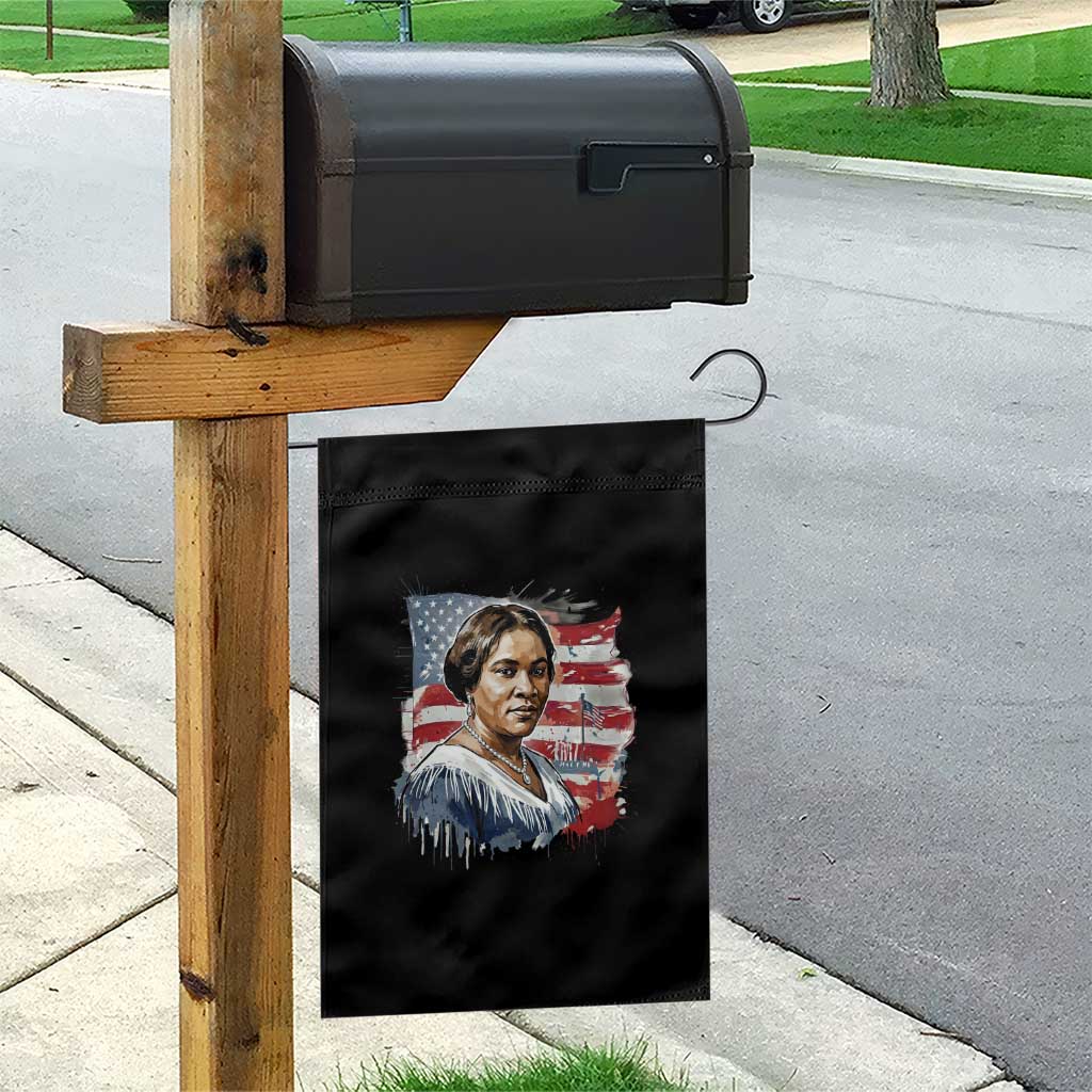 Madam CJ Walker Patriotic Garden Flag Strong Black Woman Leader TS12 Print Your Wear