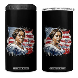 Madam CJ Walker Patriotic 4 in 1 Can Cooler Tumbler Strong Black Woman Leader TS12 One Size: 16 oz Black Print Your Wear