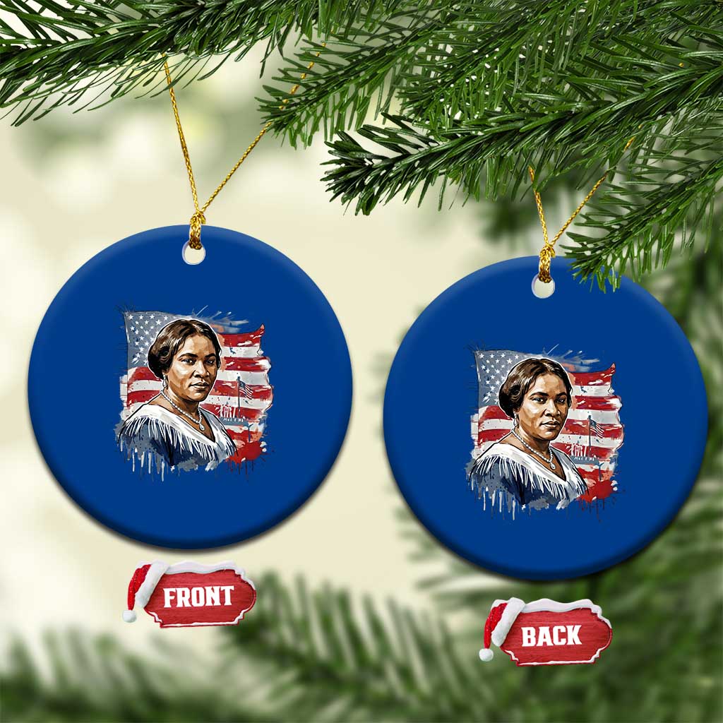 Madam CJ Walker Patriotic Ceramic Ornament Strong Black Woman Leader TS12 1pc Blue Print Your Wear