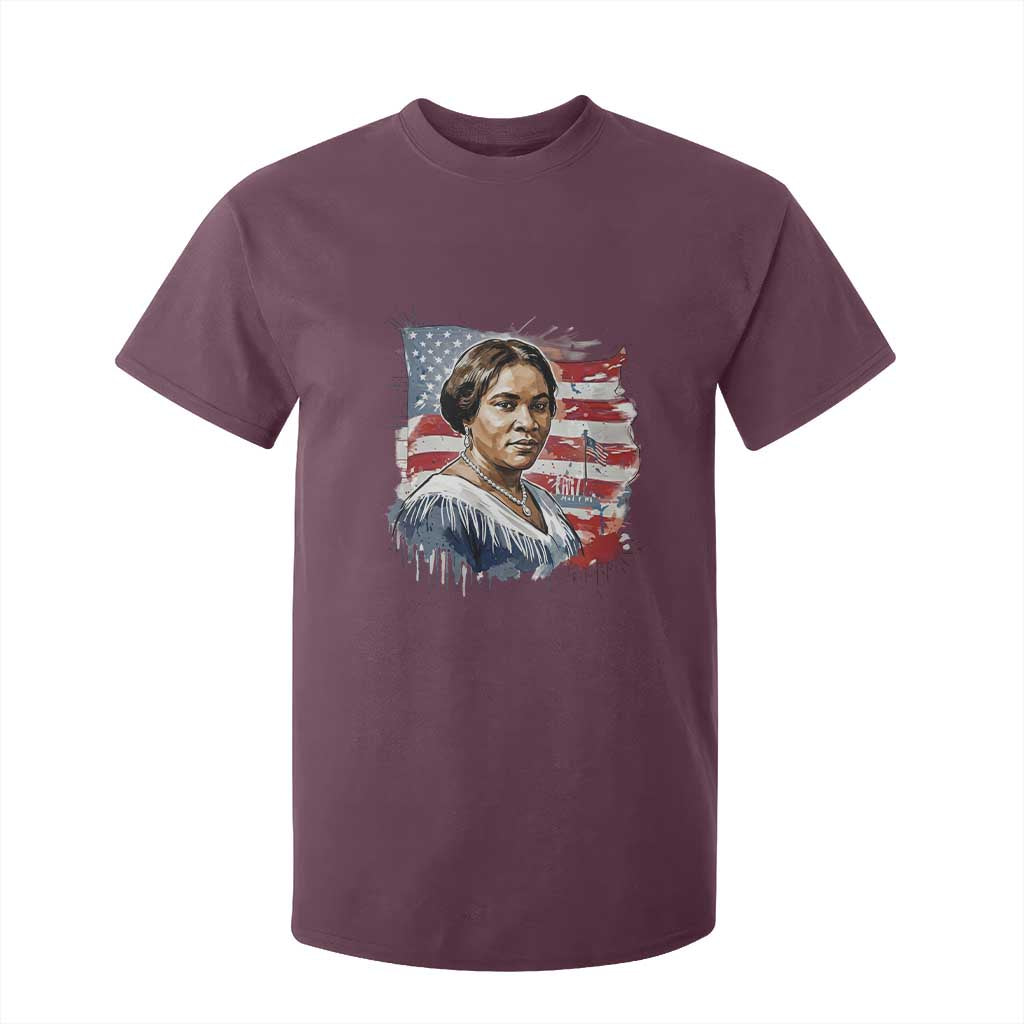 Madam CJ Walker Patriotic T Shirt For Kid Strong Black Woman Leader TS12 Maroon Print Your Wear