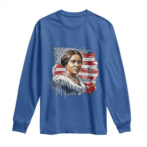 Madam CJ Walker Patriotic Long Sleeve Shirt Strong Black Woman Leader TS12 Royal Blue Print Your Wear