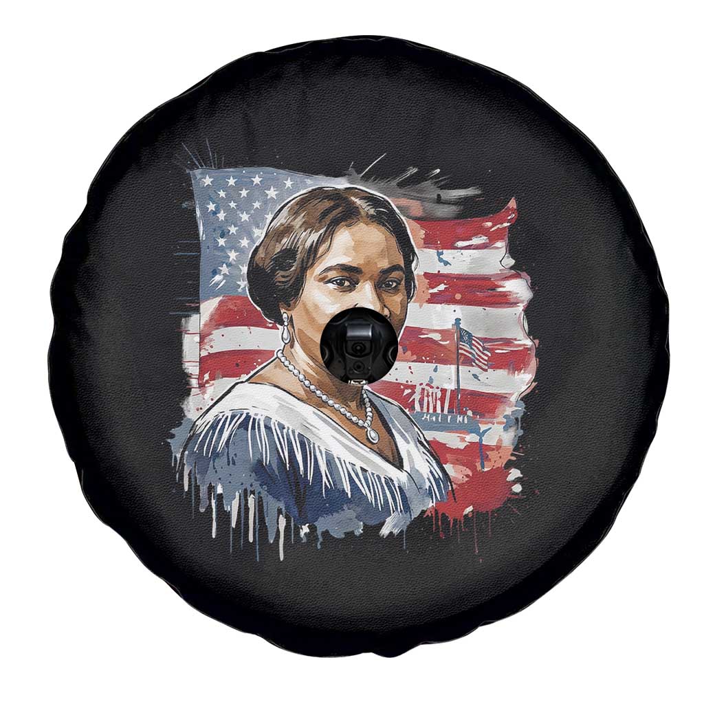 Madam CJ Walker Patriotic Spare Tire Cover Strong Black Woman Leader TS12 Print Your Wear
