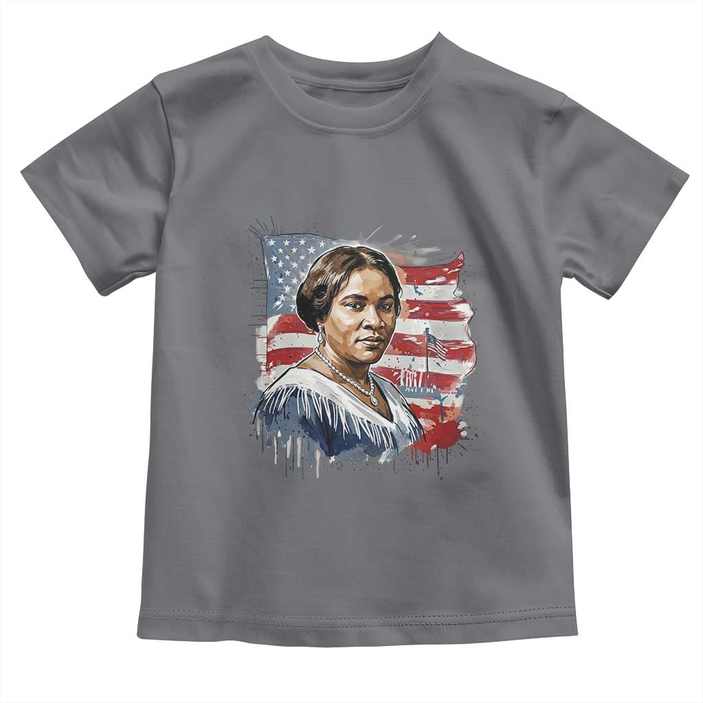 Madam CJ Walker Patriotic Toddler T Shirt Strong Black Woman Leader TS12 Charcoal Print Your Wear