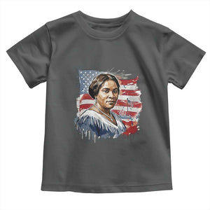 Madam CJ Walker Patriotic Toddler T Shirt Strong Black Woman Leader TS12 Dark Heather Print Your Wear