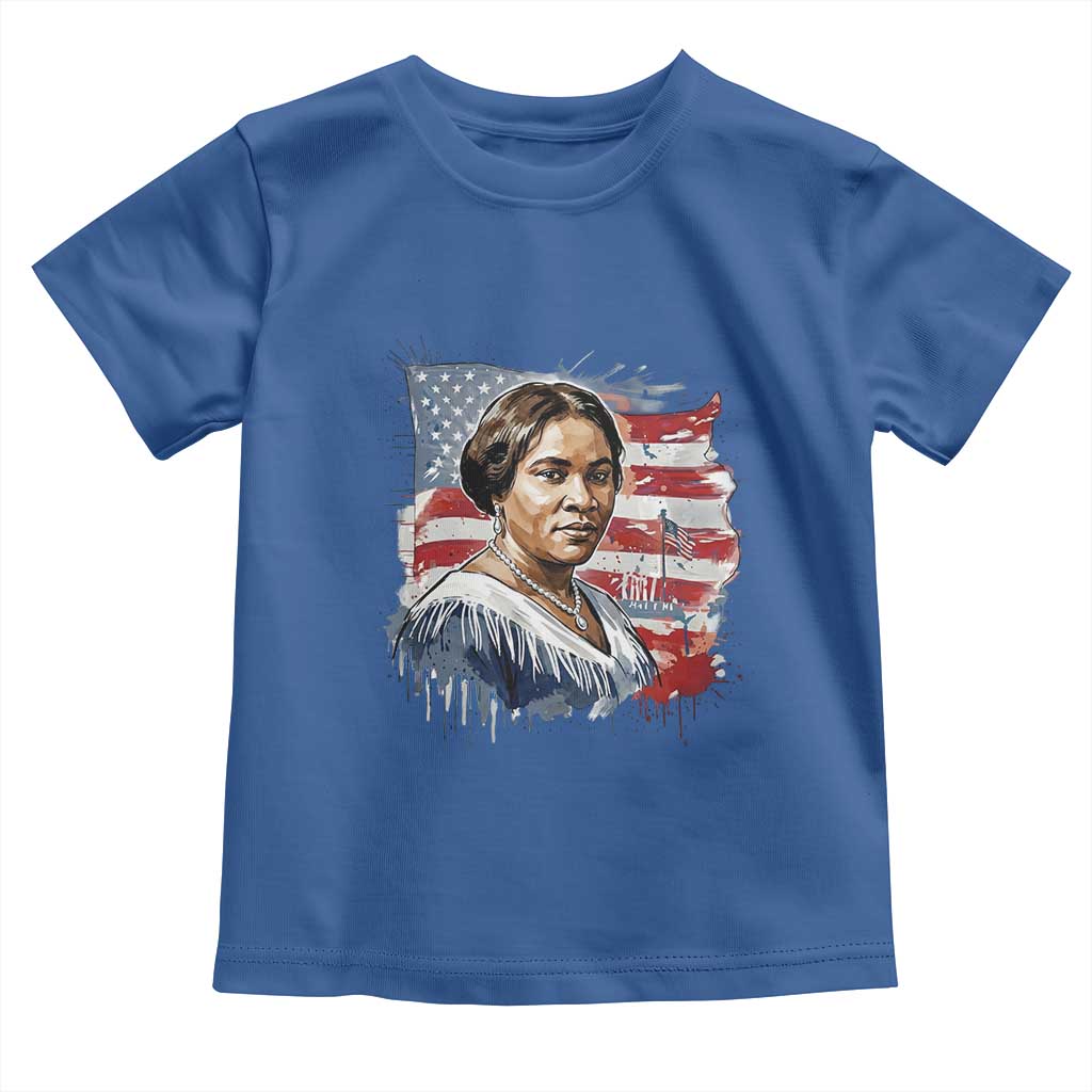Madam CJ Walker Patriotic Toddler T Shirt Strong Black Woman Leader TS12 Royal Blue Print Your Wear