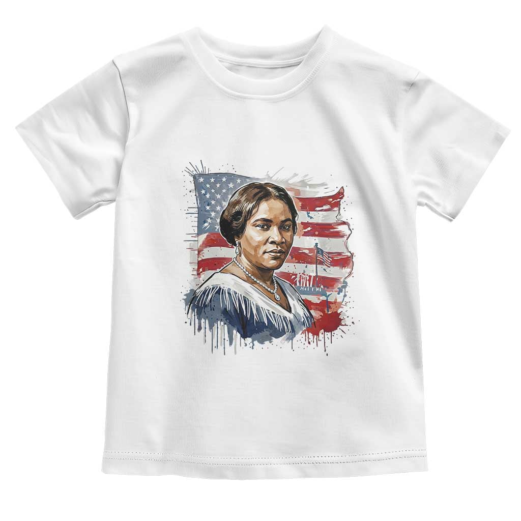 Madam CJ Walker Patriotic Toddler T Shirt Strong Black Woman Leader TS12 White Print Your Wear