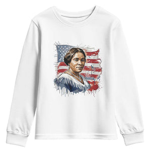 Madam CJ Walker Patriotic Youth Sweatshirt Strong Black Woman Leader TS12 White Print Your Wear