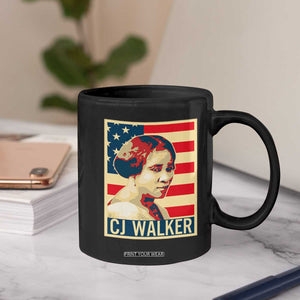 Madam CJ Walker Patriotic Coffee Mug Black History Month Gift TS12 Print Your Wear