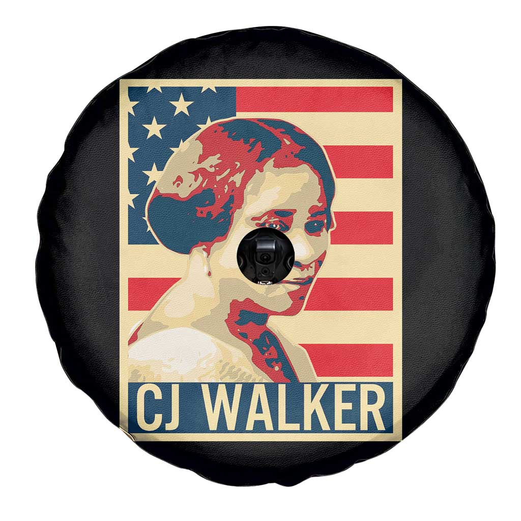 Madam CJ Walker Patriotic Spare Tire Cover Black History Month Gift TS12 Print Your Wear