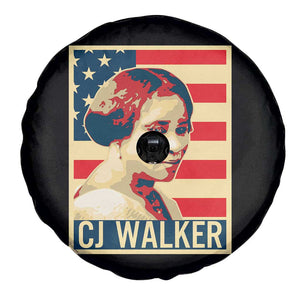 Madam CJ Walker Patriotic Spare Tire Cover Black History Month Gift TS12 Print Your Wear