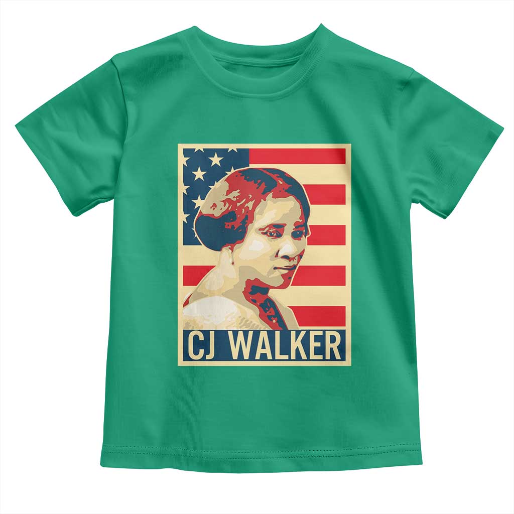 Madam CJ Walker Patriotic Toddler T Shirt Black History Month Gift TS12 Irish Green Print Your Wear