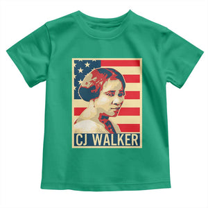 Madam CJ Walker Patriotic Toddler T Shirt Black History Month Gift TS12 Irish Green Print Your Wear