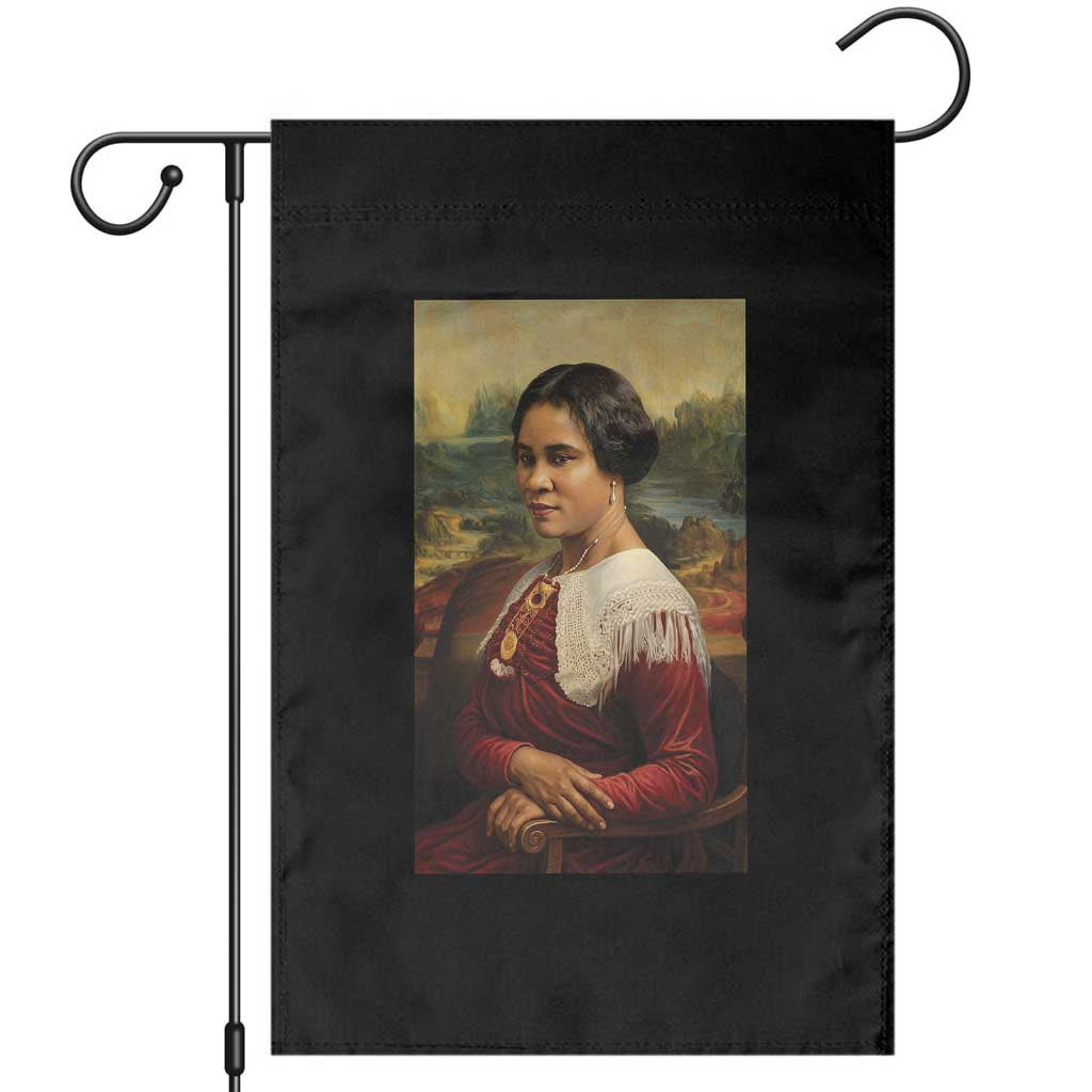 Madam CJ Walker Mona Lisa Garden Flag Black History Month Gift TS12 Black Print Your Wear