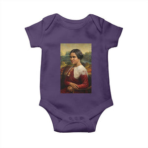 Madam CJ Walker Mona Lisa Baby Onesie Black History Month Gift TS12 Purple Print Your Wear